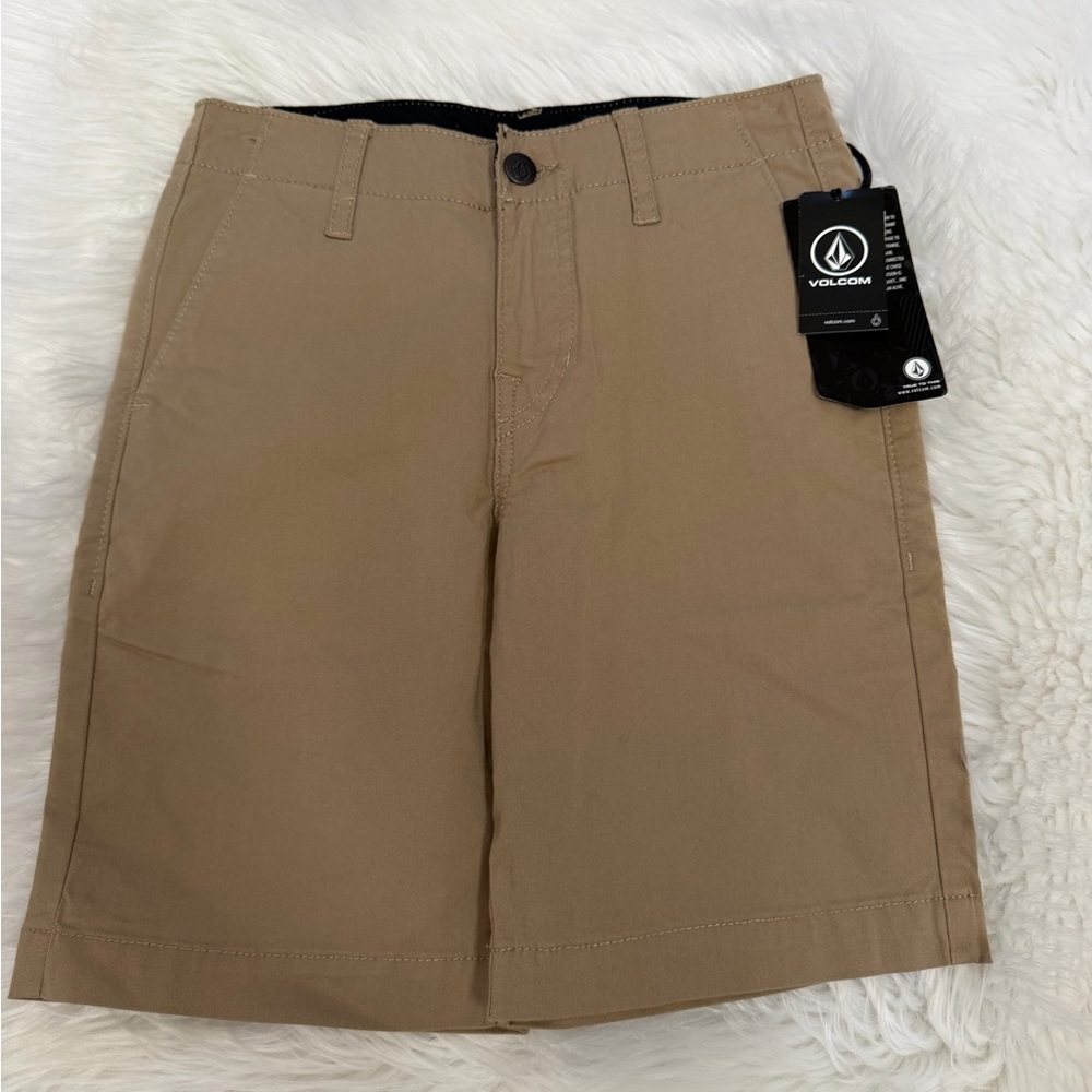 Volcom Tan Shorts Sz Boy’s 24 (8